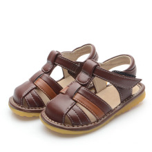 Brown Baby Squeaky Sandals